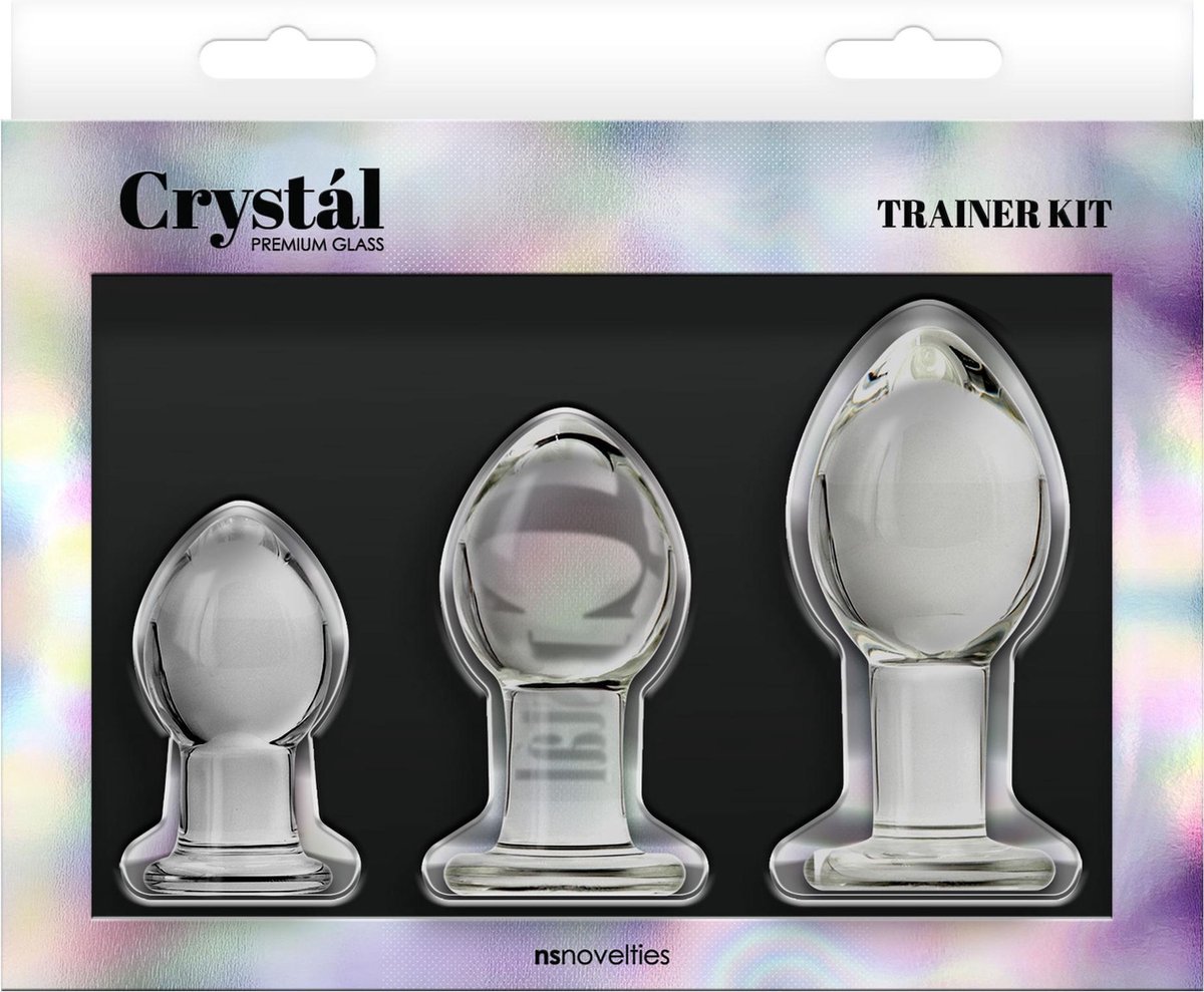 NS Novelties Colours Pleasures Trainer Kit Coloured Butt Plugs Set Of 3 Sizes main image 1