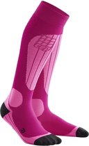 CEP Ski Thermo Compressiesokken Dames Roze