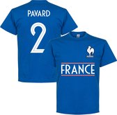 Frankrijk Pavard 2 Team T-Shirt - Blauw - S