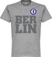 Berlin Text T-Shirt - Grijs - XXXXL