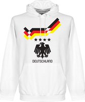Duitsland 1990 Hooded Sweater - Wit - S