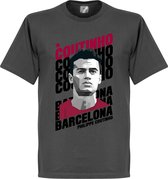 Coutinho Barcelona Portrait T-Shirt - Donker Grijs - XXL