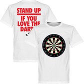 Stand Up If You Love The Darts T-Shirt - XXXXL