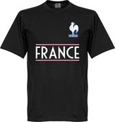 Frankrijk Keeper Team T-Shirt - Zwart - 5XL