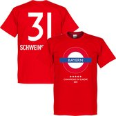 Bayern München Underground T-Shirt + Schweinsteiger 31 - XXL