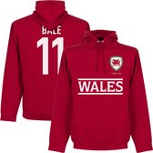 Wales Bale 11 Team Hooded Sweater - M