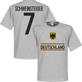 Duitsland Schweinsteiger Team T-Shirt - Grijs - S