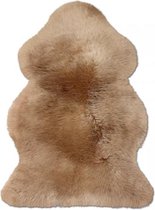 Schapenvacht camel|90/100 cm|licht bruine schapenvacht