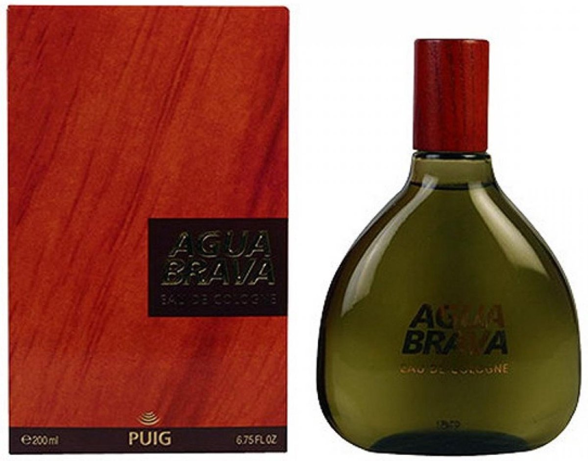 Antonio Puig Agua Brava Eau De Cologne Pour for Men, 6.75 Ounce