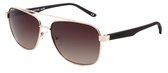 Polar Zonnebril Unisex Aviator Gepolariseerd Goud/matbruin (p75702)