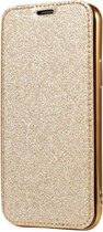 Shop4 - iPhone 11 Pro Hoesje - Book Case Glitters Goud