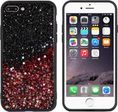 BackCover Spark Glitter TPU + PC voor Apple iPhone 8 Plus/7 Plus Rood