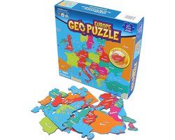 GEOToys Geopuzzel Europa - 58 puzzelstukjes - Engels