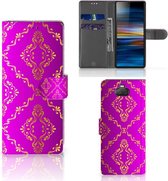Sony Xperia 10 Wallet Case Barok Roze