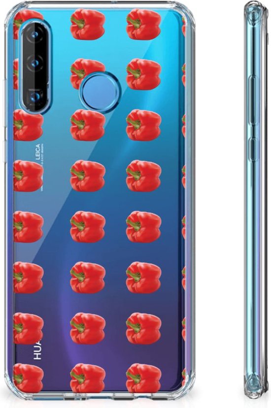 Huawei P30 Lite Beschermhoes Paprika Red