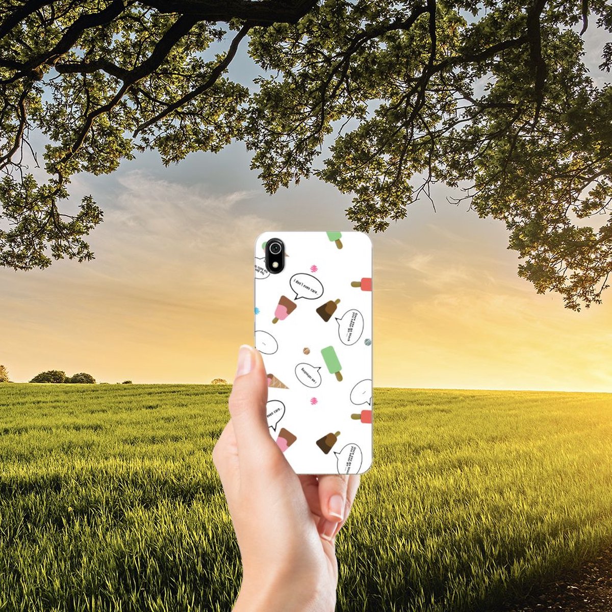 Xiaomi Redmi 7A Siliconen Case IJsjes