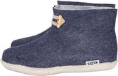 Vilten herenslof High Boots navy blue Colour:Donkerblauw/ Lichtgrijs Size:43