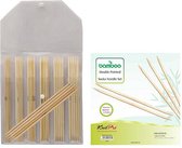 KnitPro Bamboo Sokkennaalden (20 cm) - Set