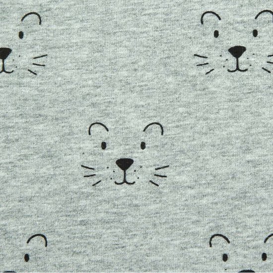 Jollein Romper lange mouw 50/56 Little lion grey van Jollein — afbeelding 3