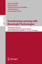 Lecture Notes in Computer Science 11722 - Transforming Learning with Meaningful Technologies
