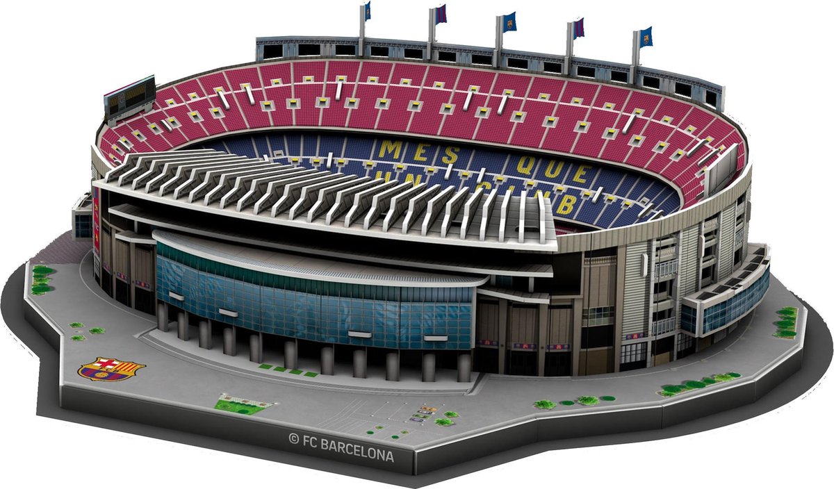 FC Barcelona 3D-puzzel Camp Nou Stadium 80-delig | bol.com