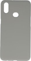 Bestcases Color Telefoonhoesje - Backcover Hoesje - Siliconen Case Back Cover voor Samsung Galaxy A10s - Grijs