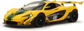 1:14 Jamara 405092 RC Auto McLaren P1 GTR - Geel - 2,4GHz RC Plastic Modelbouwpakket