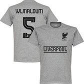 Liverpool Wijnaldum 5 Team T-Shirt - Grijs - S