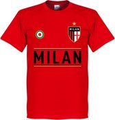 AC Milan Team T-Shirt - Rood - Kinderen - 104
