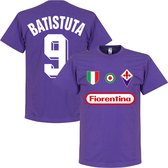 Fiorentina Batistuta 9 Team T-Shirt - Paars - L