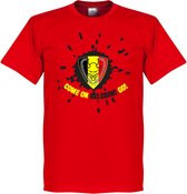 België Devil T-Shirt - Rood - Kinderen - 128