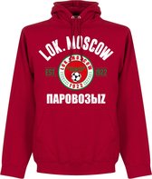 Lokomotiv Moskou Established Hooded Sweater - Rood - M
