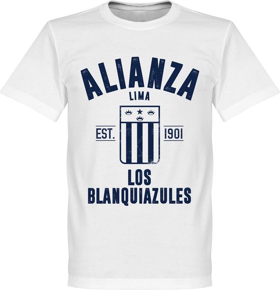 Alianza Lima Established T-Shirt - Wit - XXXXL