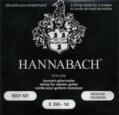 Hannabach K-Git.snaren set 800 zwart Nylon Medium Tension - Klassieke gitaarsnaren