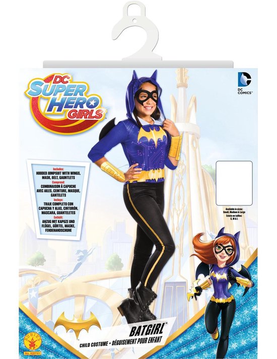 Banket Wereldbol Vrouw DC SHG Batgirl Child - Kostuum Kind - Maat M - 116/128 - Carnavalskleding |  bol.com