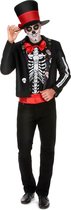 LUCIDA - Día de los Muertos skelet outfit voor mannen - L