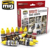 AMMO MIG 7179 WWII German Tool Colors - Acryl Set Verf set