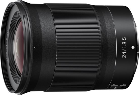 Foto: Nikon nikkor z 24mm f 1 8 s groothoeklens zwart