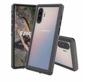 DrPhone Samsung Note 10 Waterdichte Case - IP68 - Full-body beschermhoes (zwart)