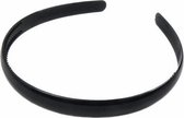 4x Zwarte diadeem - basic haarband voor dames