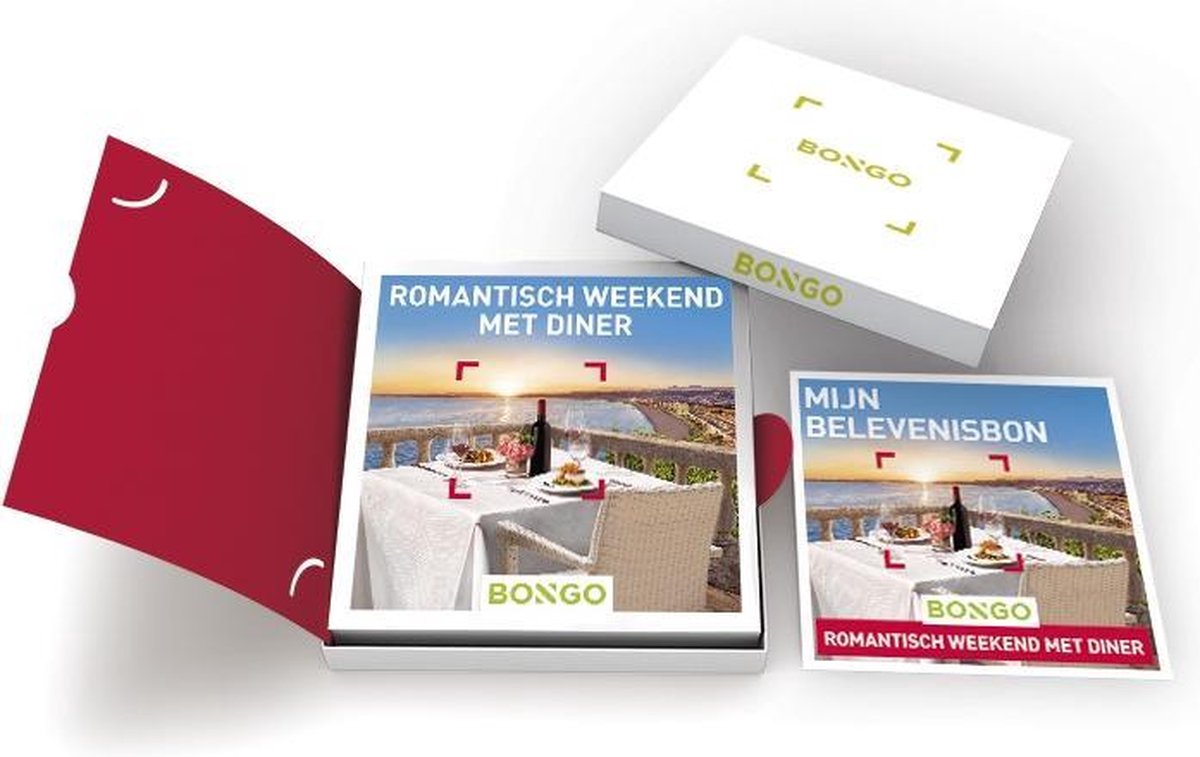bol.com | Bongo Bon - Romantisch Weekend met Diner Cadeaubon