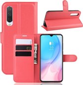 Book Case - Xiaomi Mi 9 Lite Hoesje - Rood