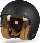 Scorpion Belfast Luxe Mat Zwart Jethelm - Motorhelm - Maat XXL
