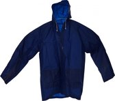 Free And Easy Regenjas Met Capuchon Donkerblauw Unisex Maat M