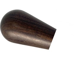Manico in legno pregiato per porta filtro con vite M12 in acciaio inox per Rocket Bezzera La Marzocco ecc. Scarlet espresso legno di sandalo – marrone scuro, 1 leva basculante 