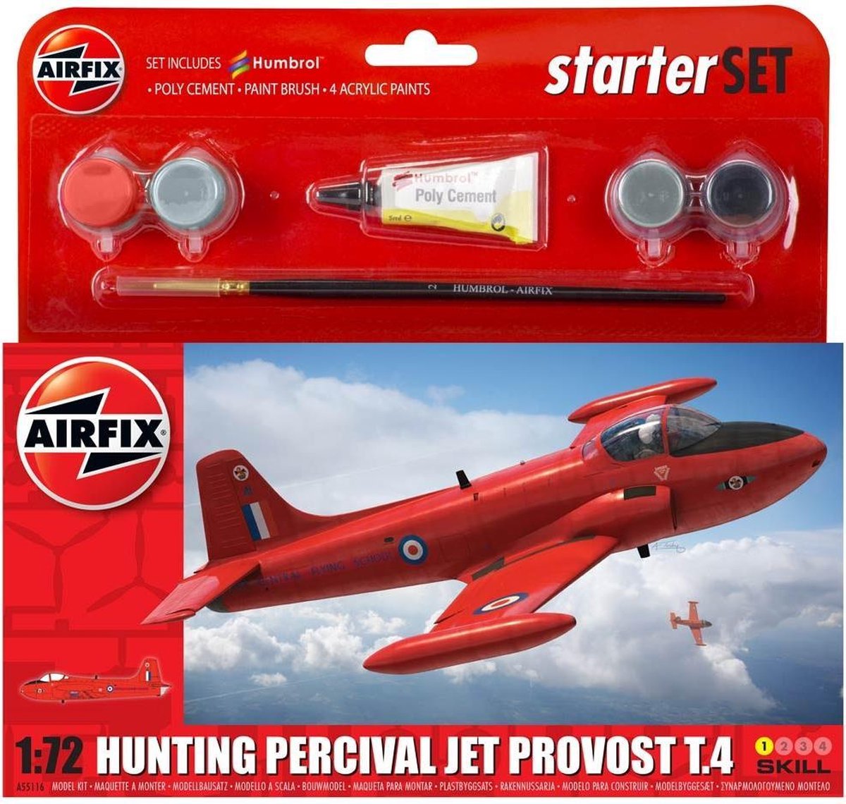 Airfix S Starter Set Hunting Percival Jet Provost T3