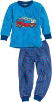 Playshoes Pyjama Brandweer Blauw Jongens Maat 128