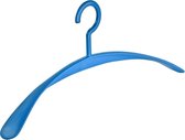 De Kledinghanger Gigant - 4 x Garderobehanger Wing kunststof blauw, 45 cm