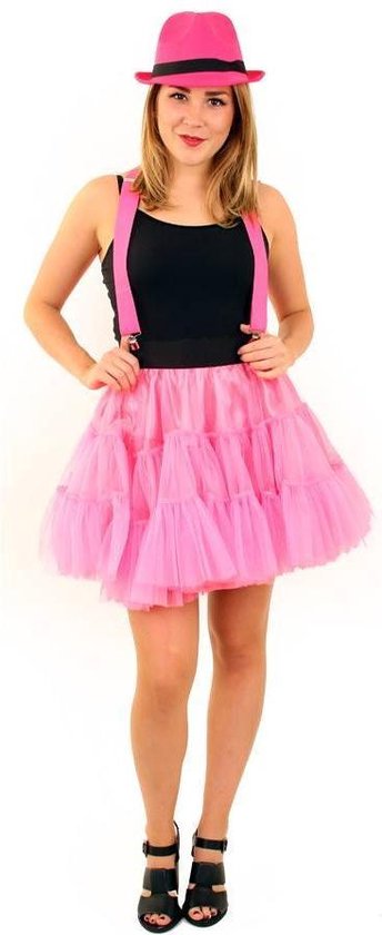 strak Recreatie Achternaam Rock & Roll Kostuum | Rock And Roll Petticoat 3 Lagen Roze Vrouw | One size  | Carnaval... | bol.com