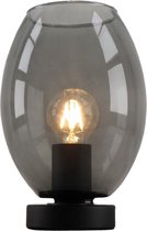 Olucia Iza - Design Tafellamp - Metaal/Glas - Grijs;Zwart